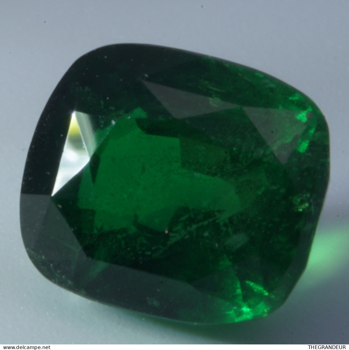 Tsavorite Garnet 3.16 Carat Cushion Rectangle  Shape Loose Green Gemstone - Sin Clasificación