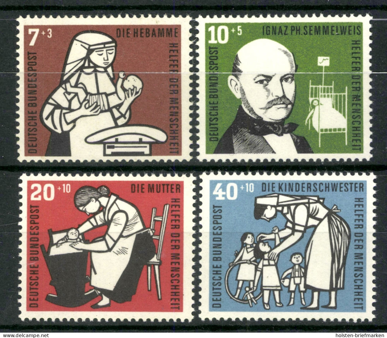 Deutschland (BRD), MiNr. 243-246, Postfrisch - Ungebraucht