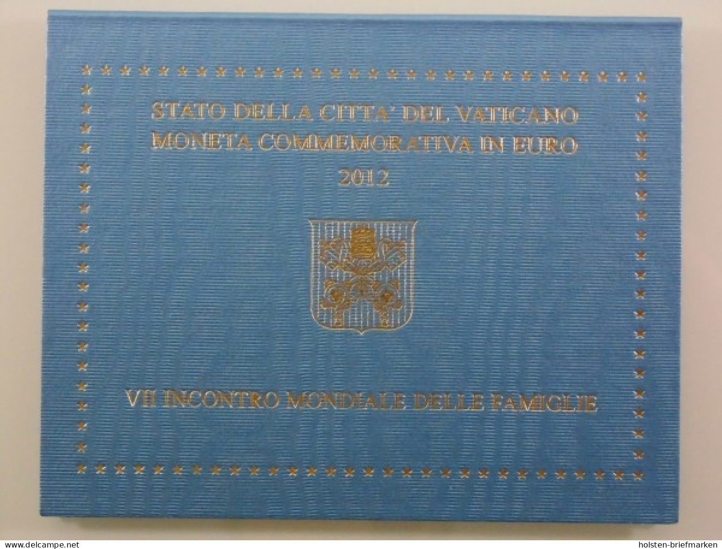 Vatikan, 2 Euro Weltfamilientag, 2012, Stempelglanz, Folder - Vatikan