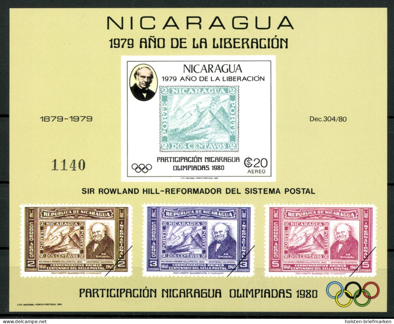 Nicaragua, MiNr. Block 112, Postfrisch - Nicaragua