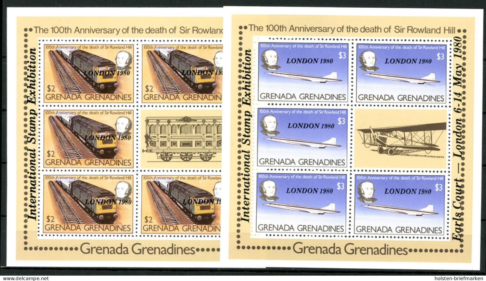 Grenada-Grenadinen, MiNr. 390-393 Kleinbögen, Postfrisch - Grenade (1974-...)