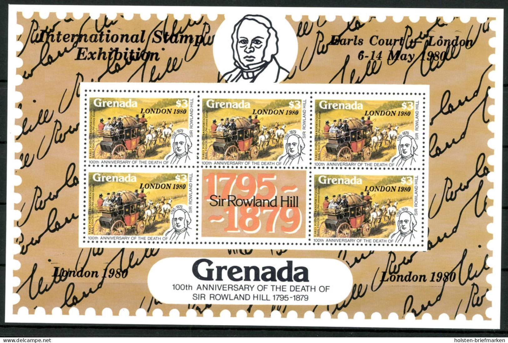 Grenada, MiNr. 1036-1039 Kleinbögen, Postfrisch - Grenade (1974-...)