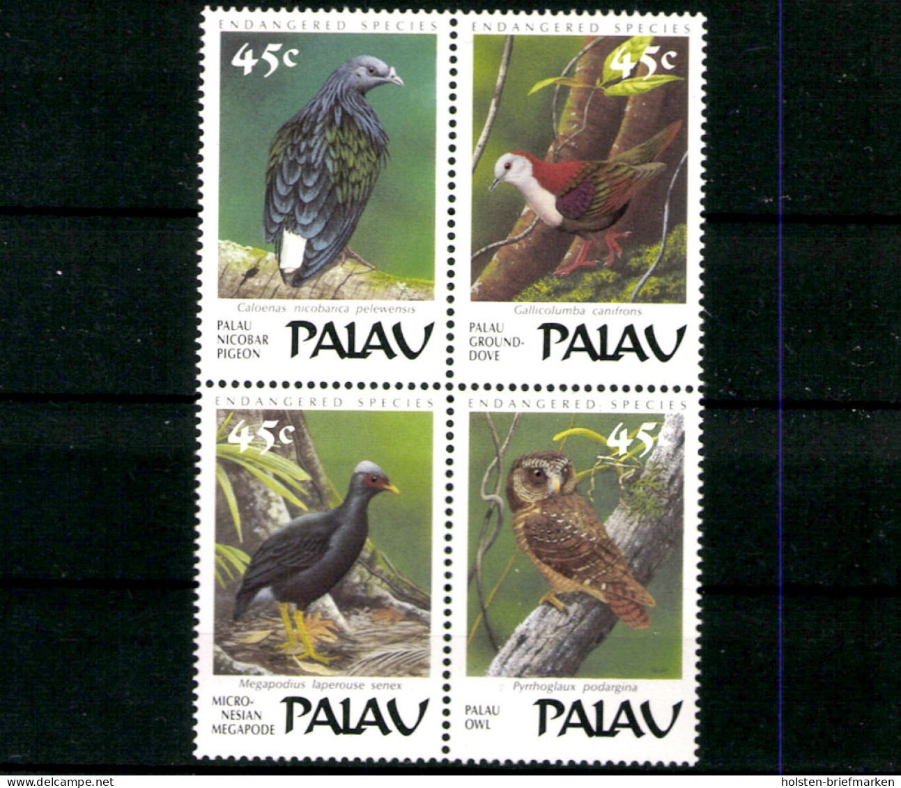 Palau, MiNr. 265-268, Viererblock, Postfrisch - Palau