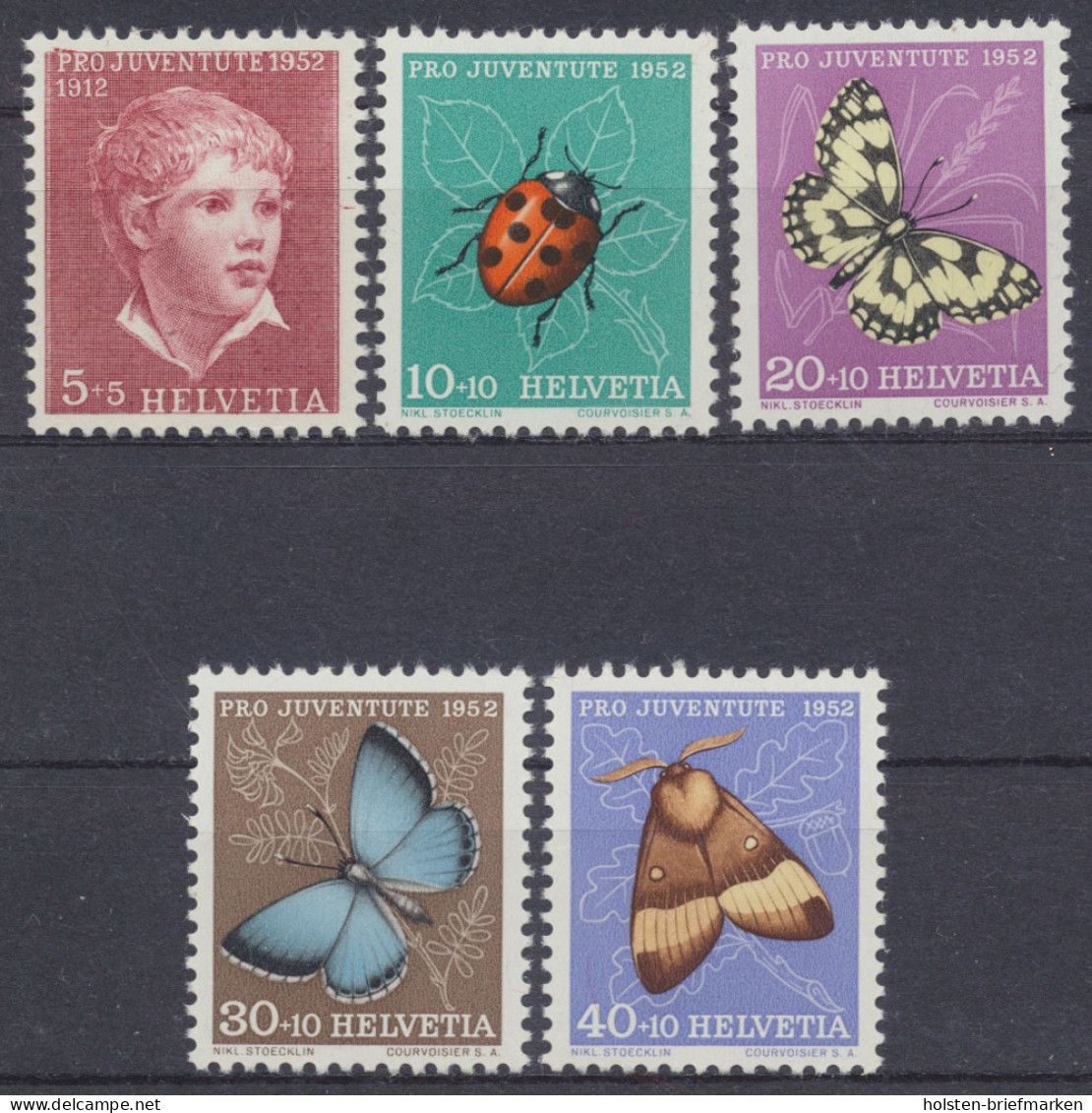 Schweiz, MiNr. 575-579, Postfrisch - Unused Stamps