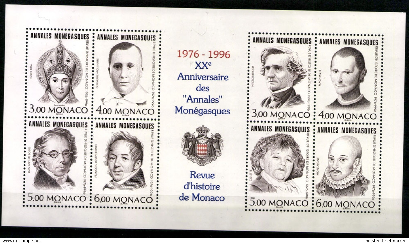 Monaco, MiNr. Block 68, Postfrisch - Autres & Non Classés
