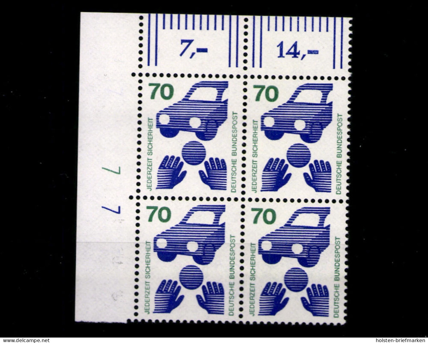 Deutschland (BRD), MiNr. 773, VB, Grünes + Blaues DZ, Postfrisch - Unused Stamps