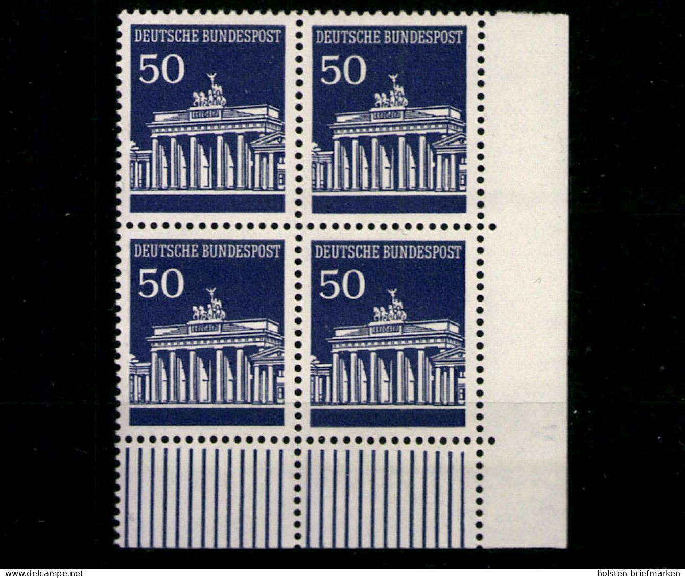 Deutschland (BRD), MiNr. 509, VB, Ecke Rechts Unten, Postfrisch - Unused Stamps