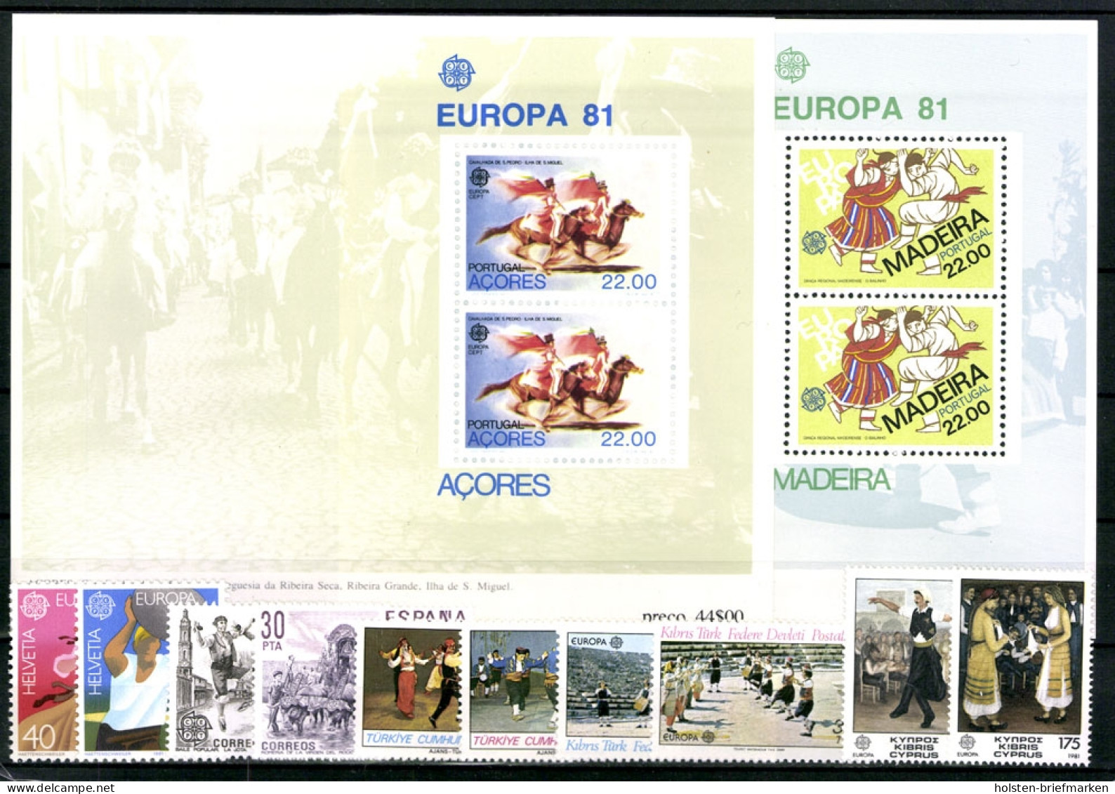 Europa Union (CEPT) Jahrgang 1981, 35 Länder, Postfrisch/MNH - 1981