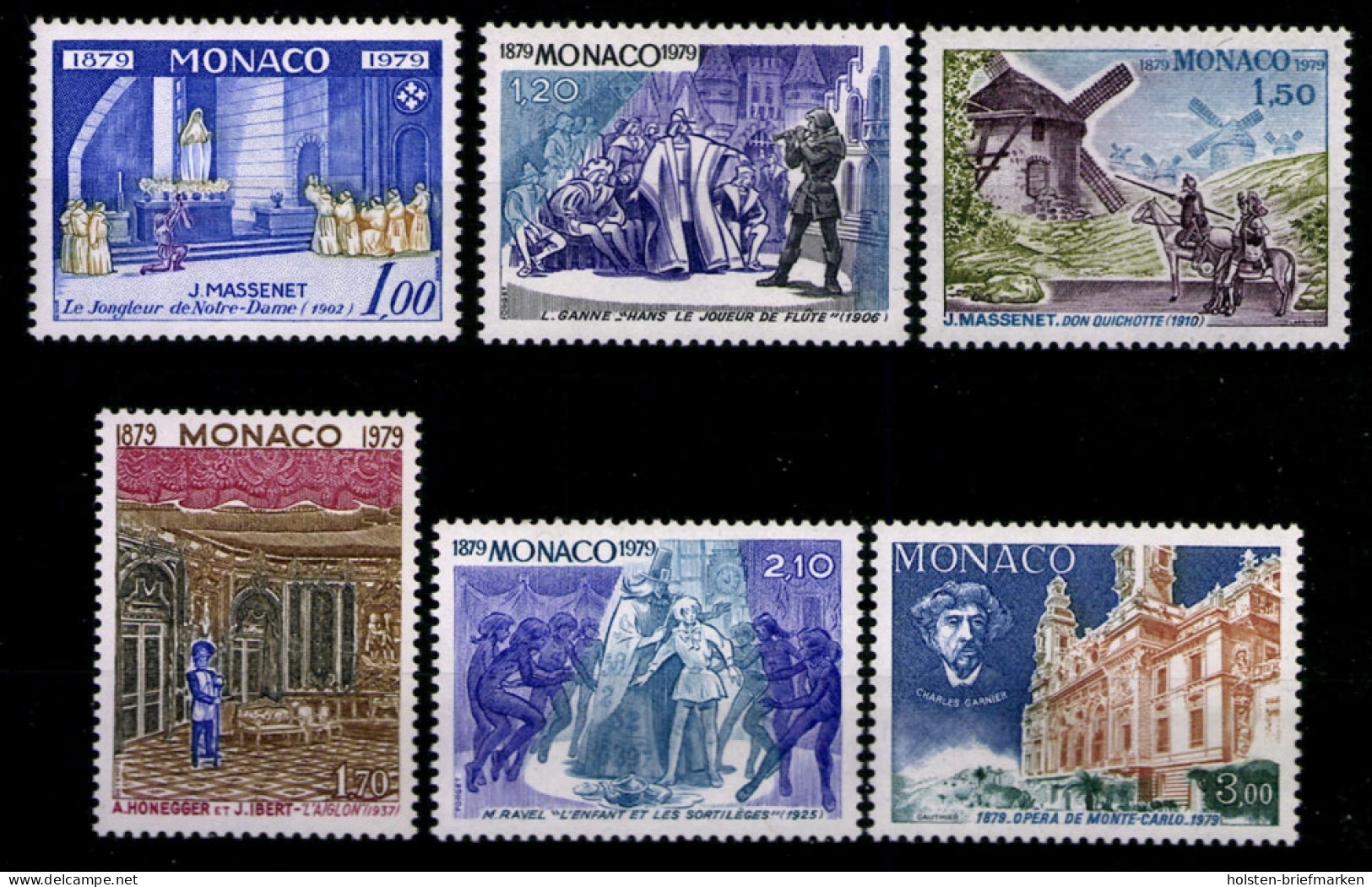 Monaco, MiNr. 1364-1369, Postfrisch - Autres & Non Classés