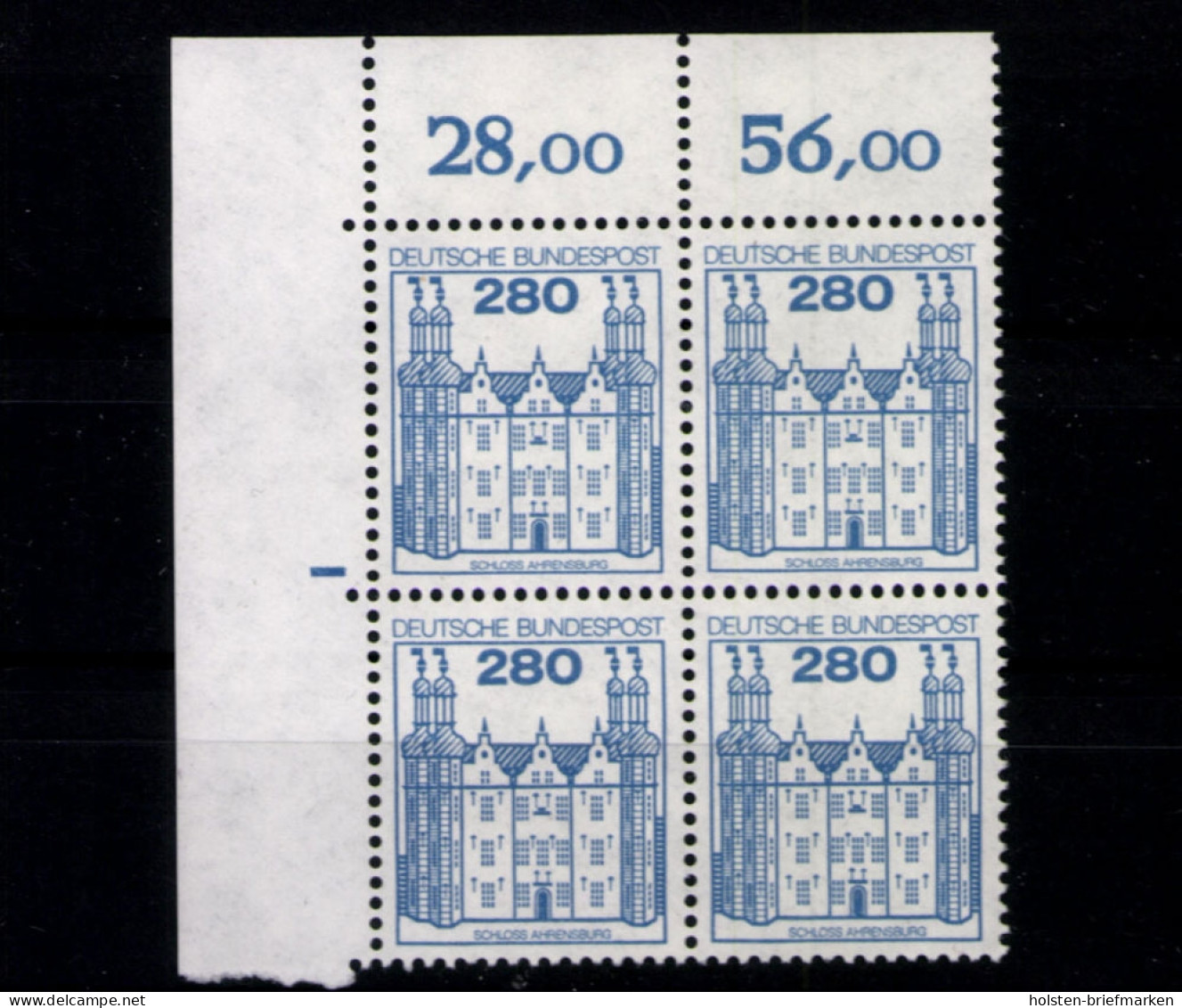 Deutschland (BRD), MiNr. 1142 A I, VB, Ecke Li. Oben, Postfrisch - Unused Stamps