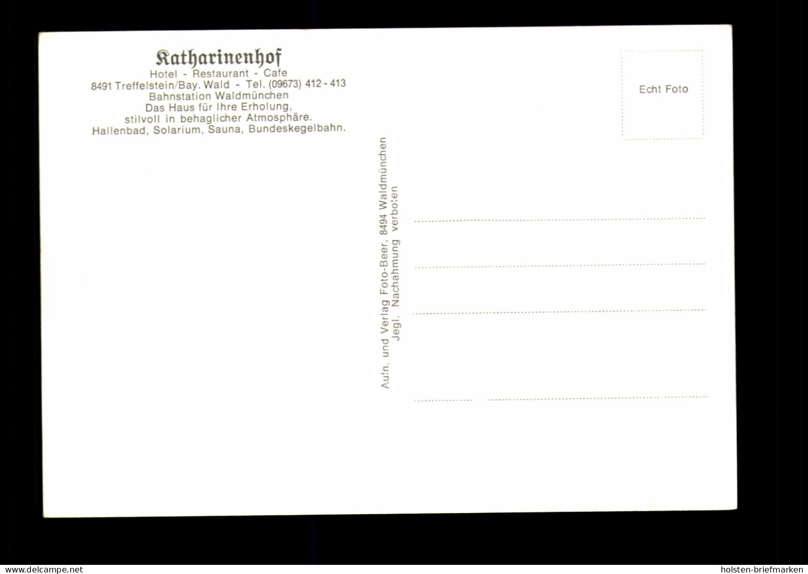 Treffelstein/Bay. Wald, Hotel Katharinenhof - Other & Unclassified