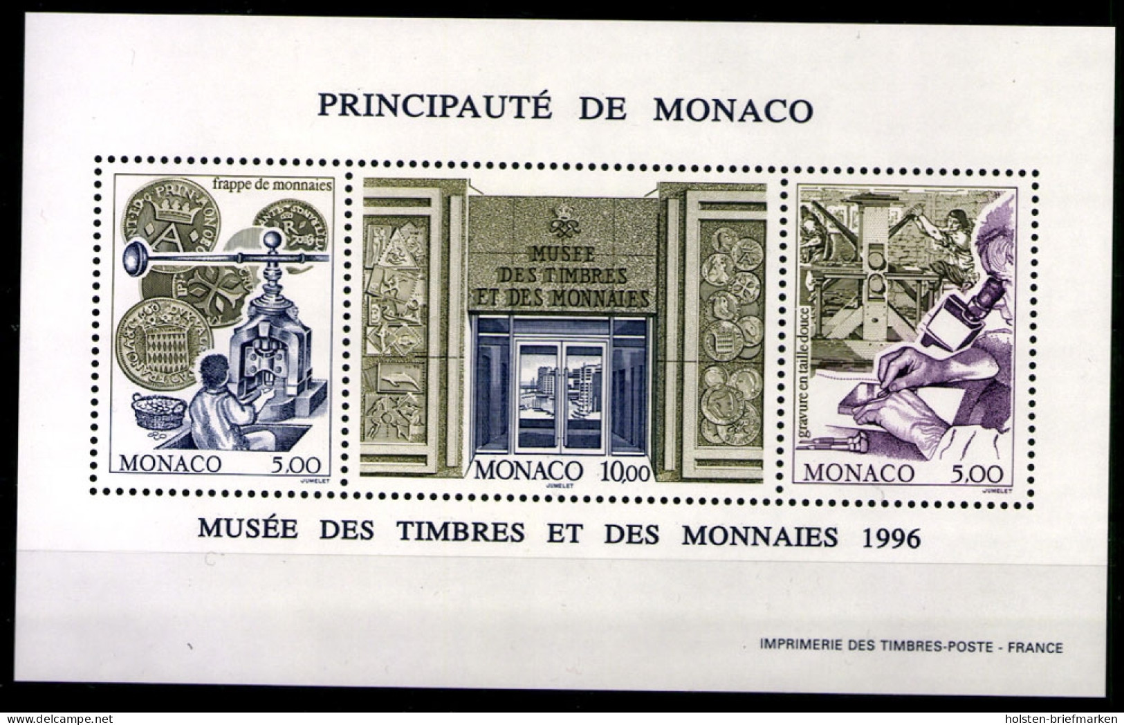 Monaco, MiNr. Block 70, Postfrisch - Autres & Non Classés