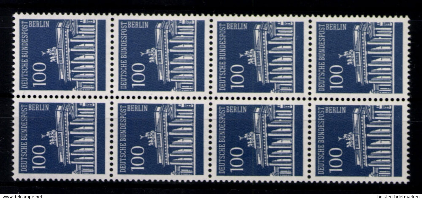 Berlin, MiNr. 290, 8er Block, Postfrisch - Unused Stamps
