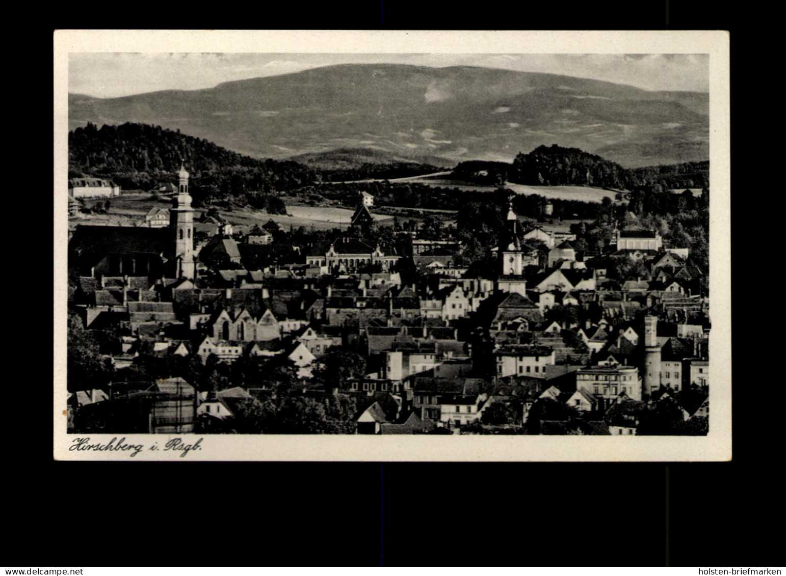 Hirschberg Im Riesengebirge, Blick Vom Hausberg - Schlesien