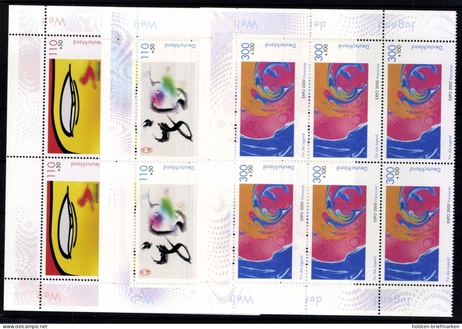 Deutschland (BRD), MiNr. 2117-2122, 6er Blöcke, Postfrisch - Unused Stamps