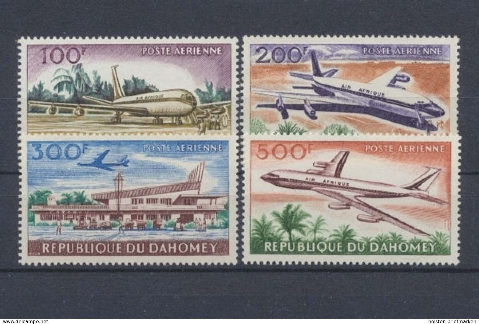 Dahomey, MiNr. 222-225, Flugzeuge, Postfrisch - Benin - Dahomey (1960-...)
