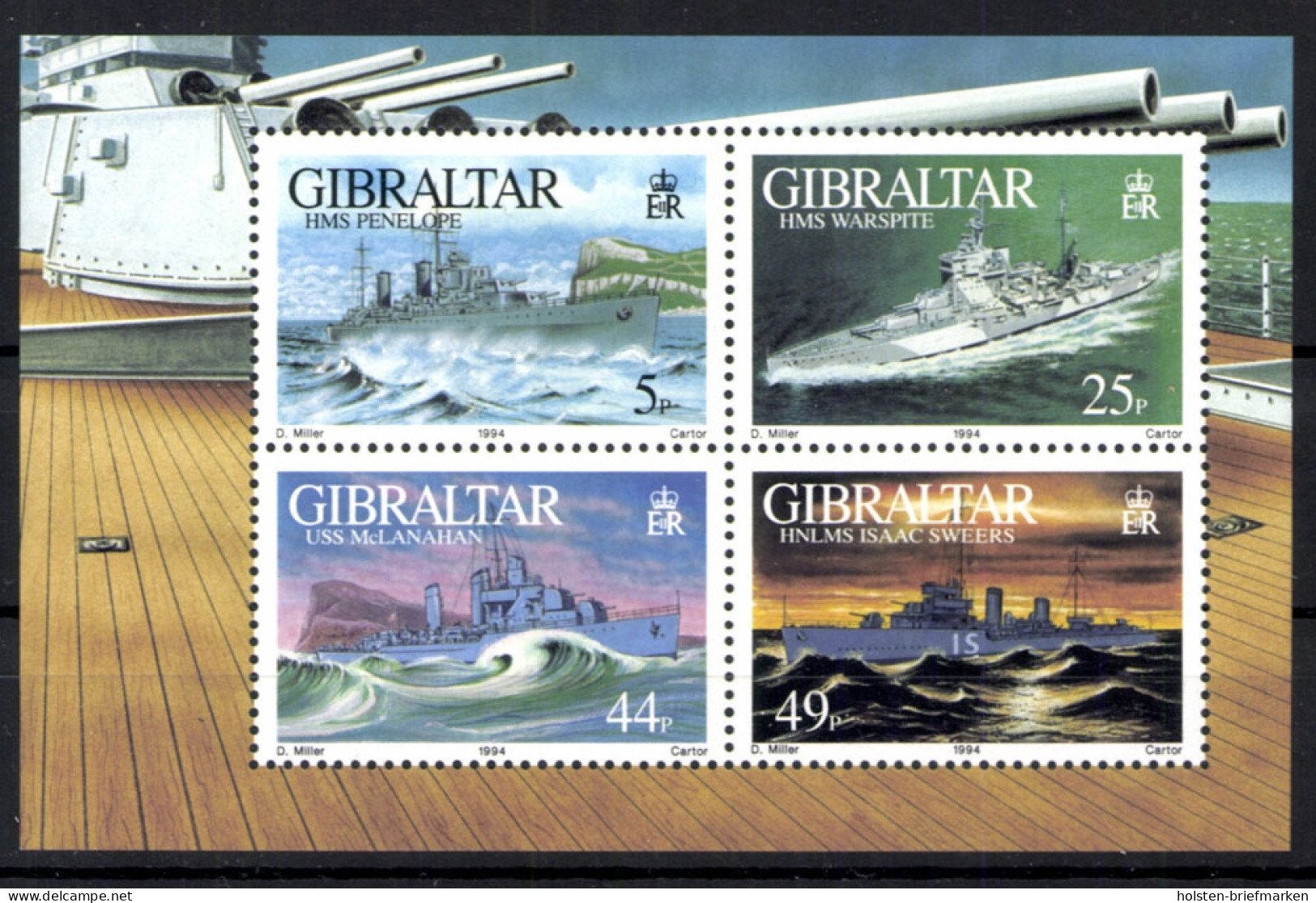 Gibraltar, MiNr. Block 19, Postfrisch - Gibraltar