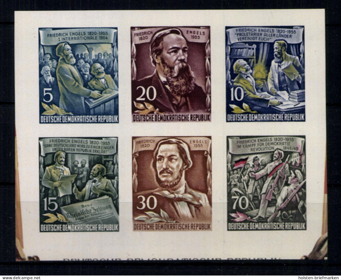 DDR, MiNr. 485-490 B, Postfrisch - Unused Stamps