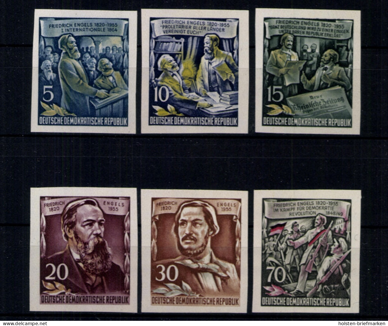 DDR, MiNr. 485-490 B, Postfrisch - Nuevos