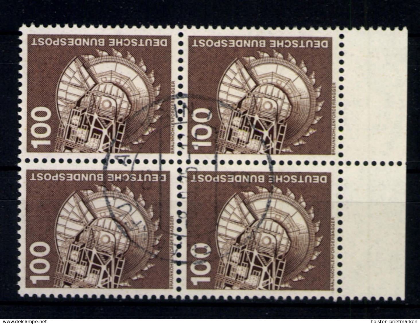 Deutschland (BRD), MiNr. 854, Viererblock, Gestempelt - Used Stamps