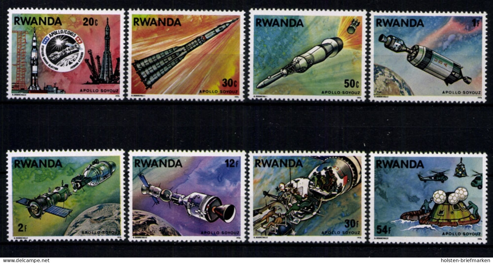 Ruanda, MiNr. 835-842, Postfrisch - Autres & Non Classés