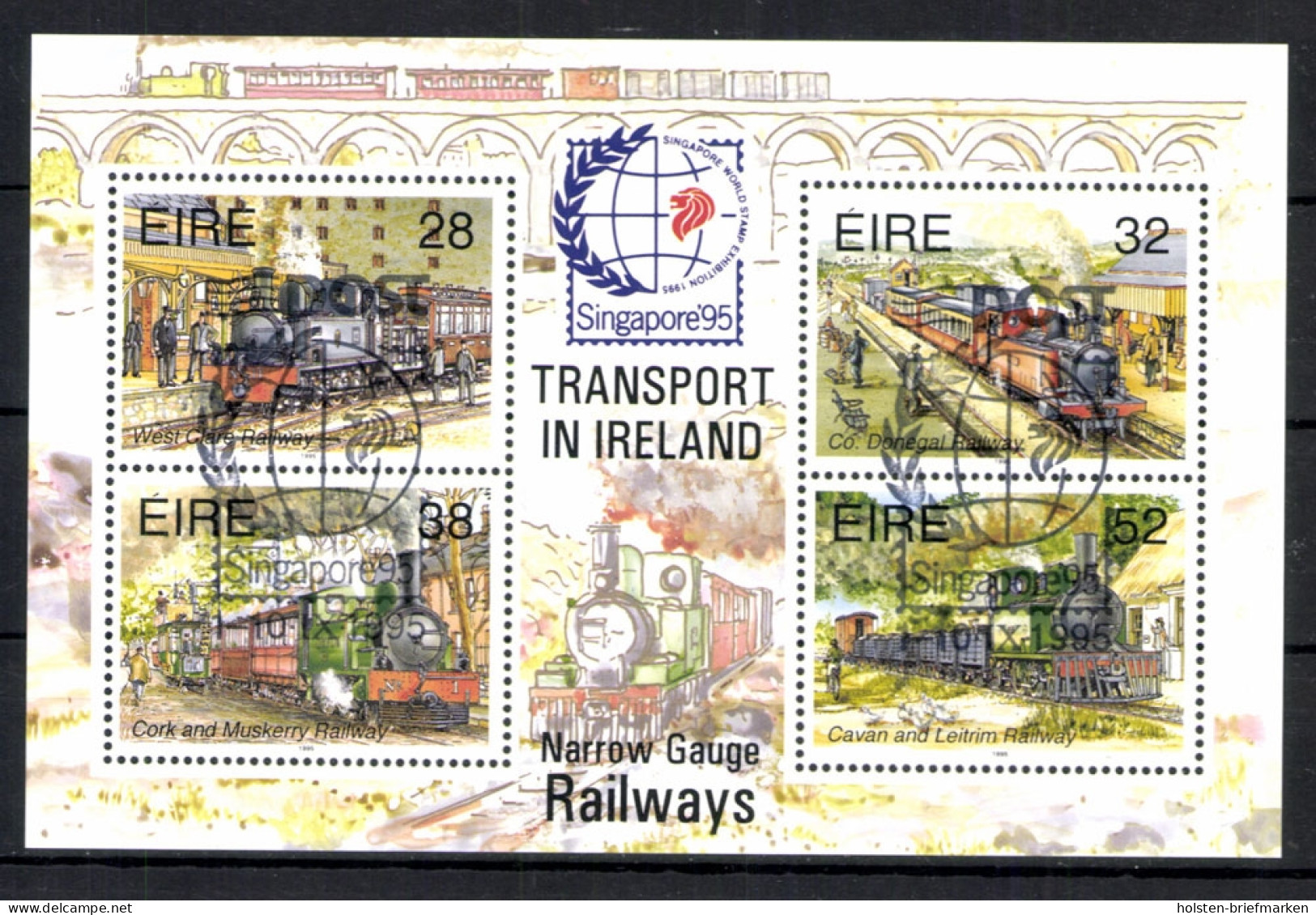 Irland, MiNr. Block 15 I, Gestempelt - Other & Unclassified