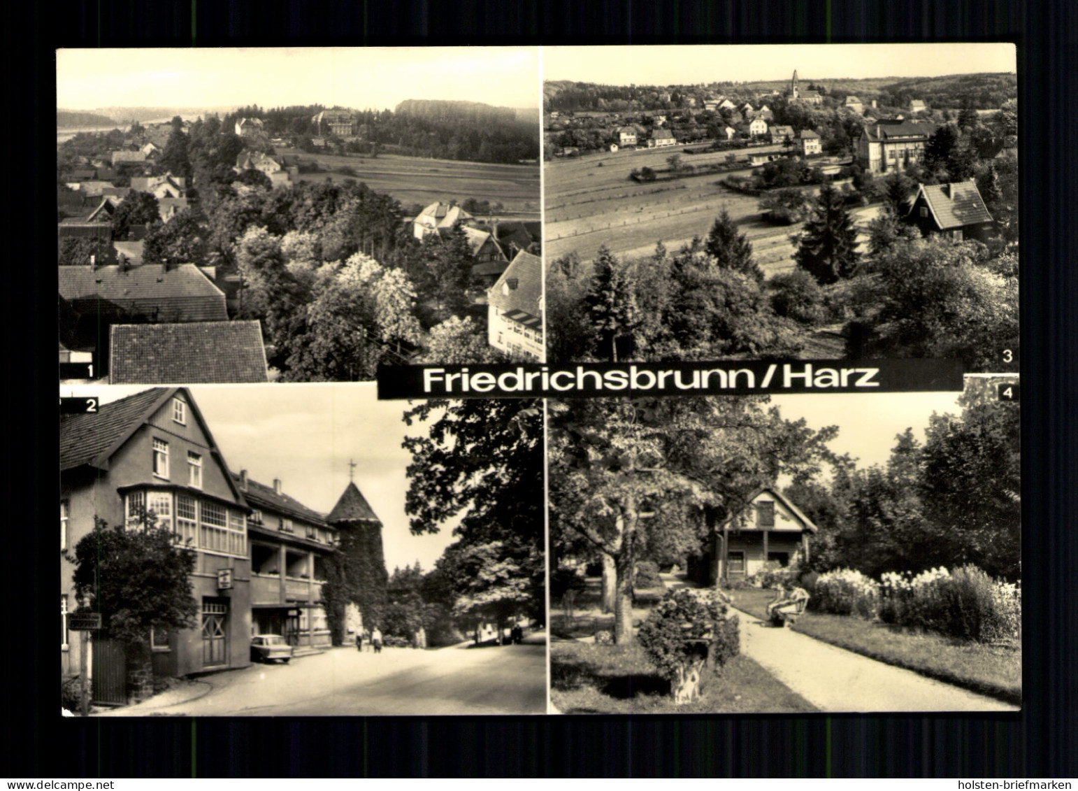 Friedrichbrunn, OT Von Thale, 4 Bilderkarte - Other & Unclassified