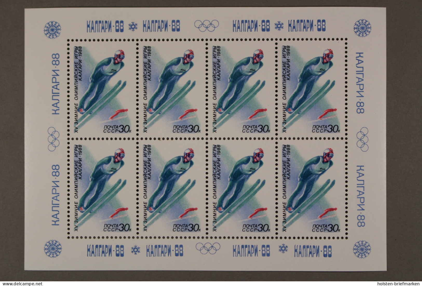 Sowjetunion, MiNr. 5788-5792 Kleinbogen, Postfrisch - Autres & Non Classés