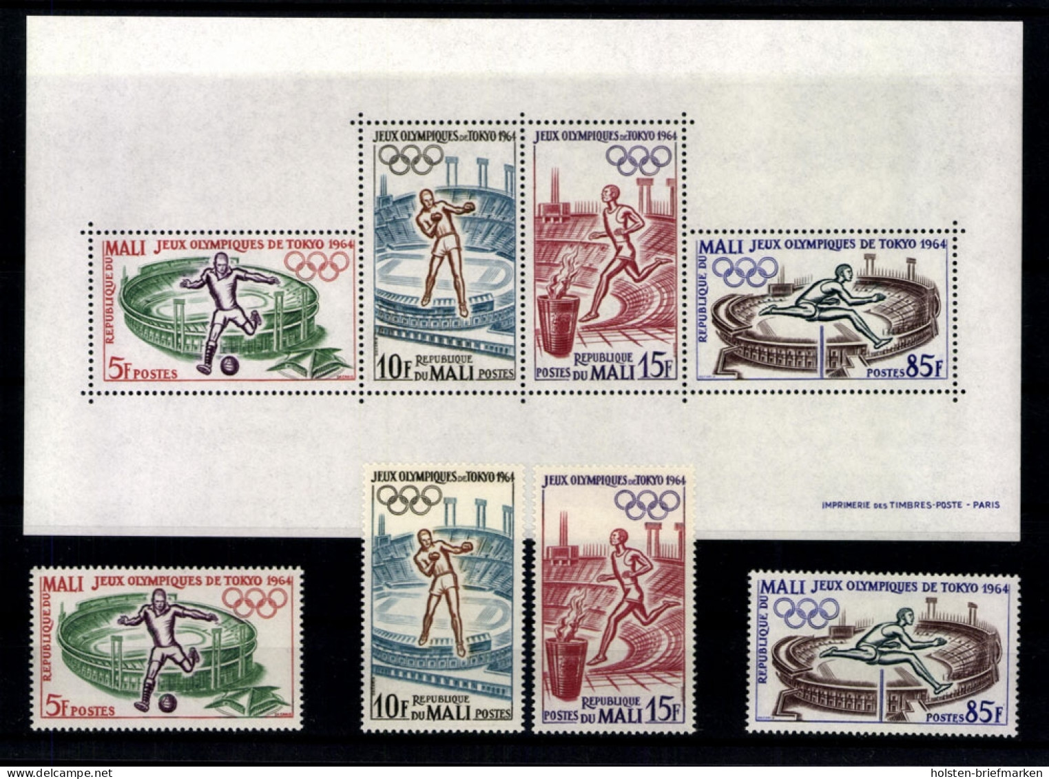 Mali, MiNr. 86-89, Block 2, Postfrisch - Mali (1959-...)