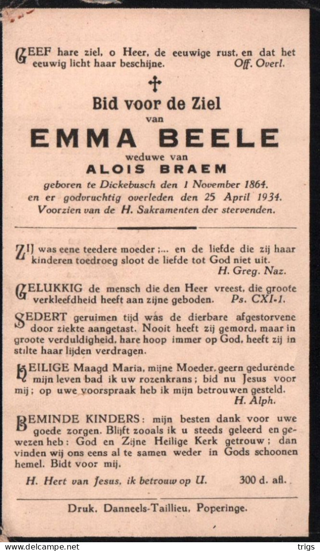 Emma Beele (1864-1934) - Santini