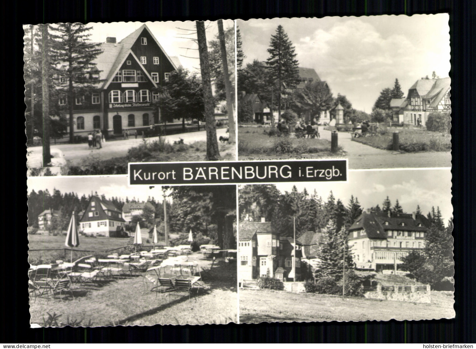 Bärenburg, OT Von Altenberg, 4 Ortsansichten - Autres & Non Classés