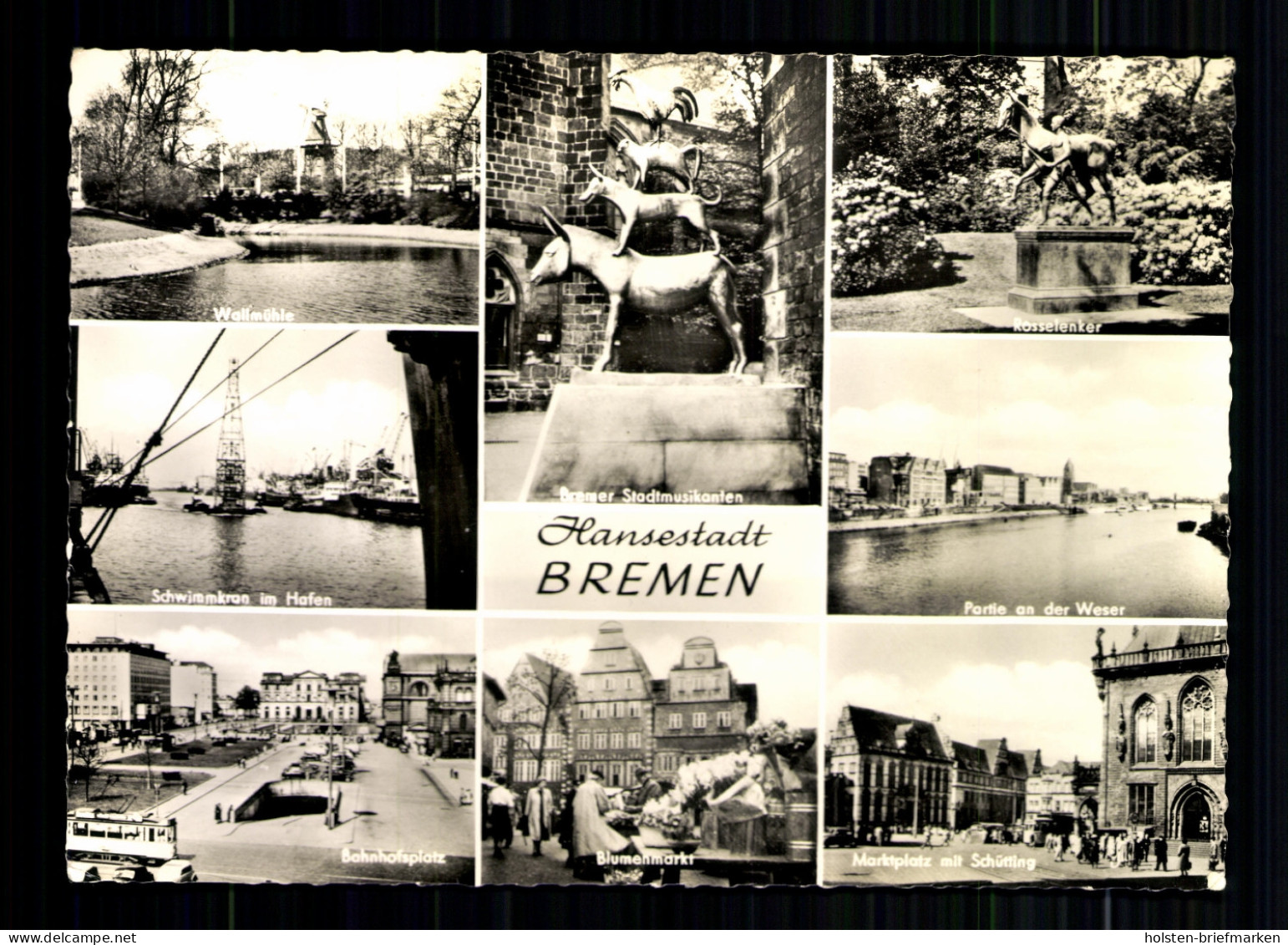 Bremen, 8 Bilderkarte - Bremen