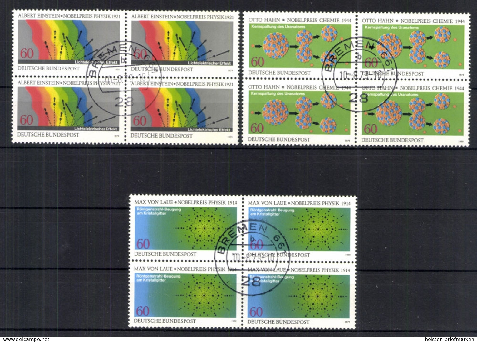 Deutschland (BRD), MiNr. 1019-1021 VB, Gestempelt - Usados