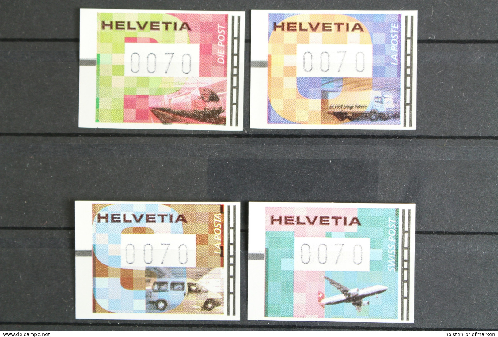 Schweiz Automatenmarken, MiNr. 11-14, Postfrisch - Automatic Stamps