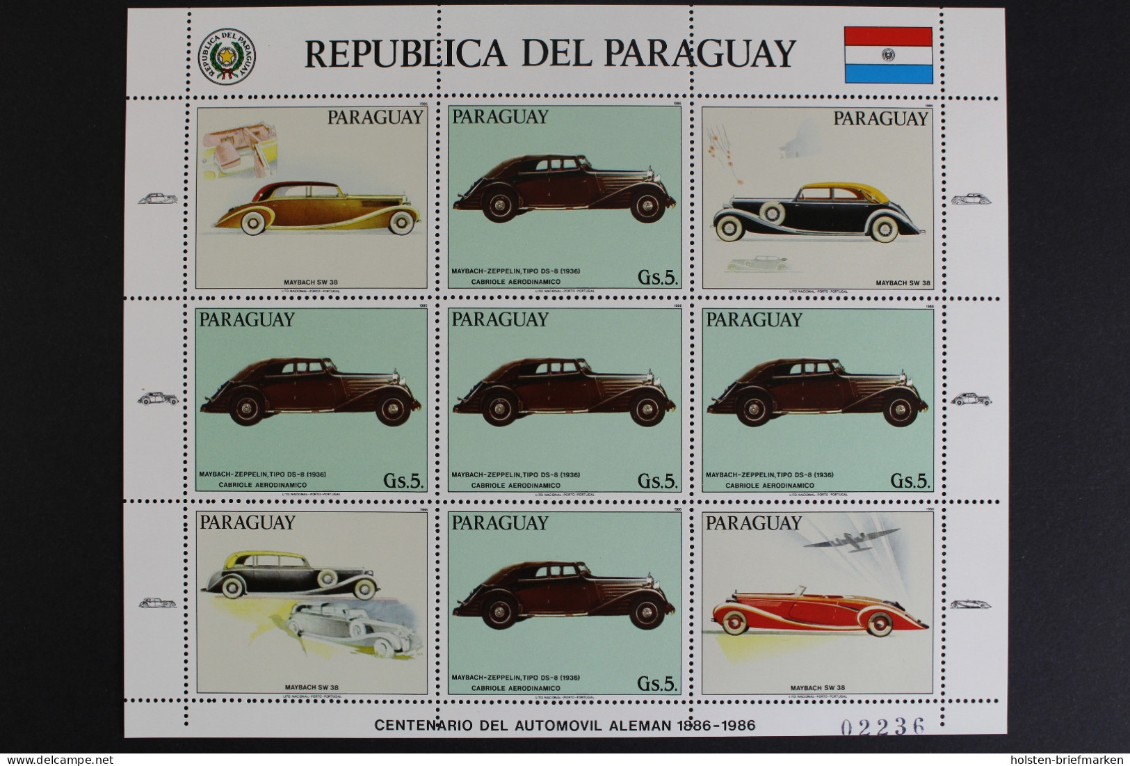 Paraguay, MiNr. 3993 KB, Postfrisch - Paraguay