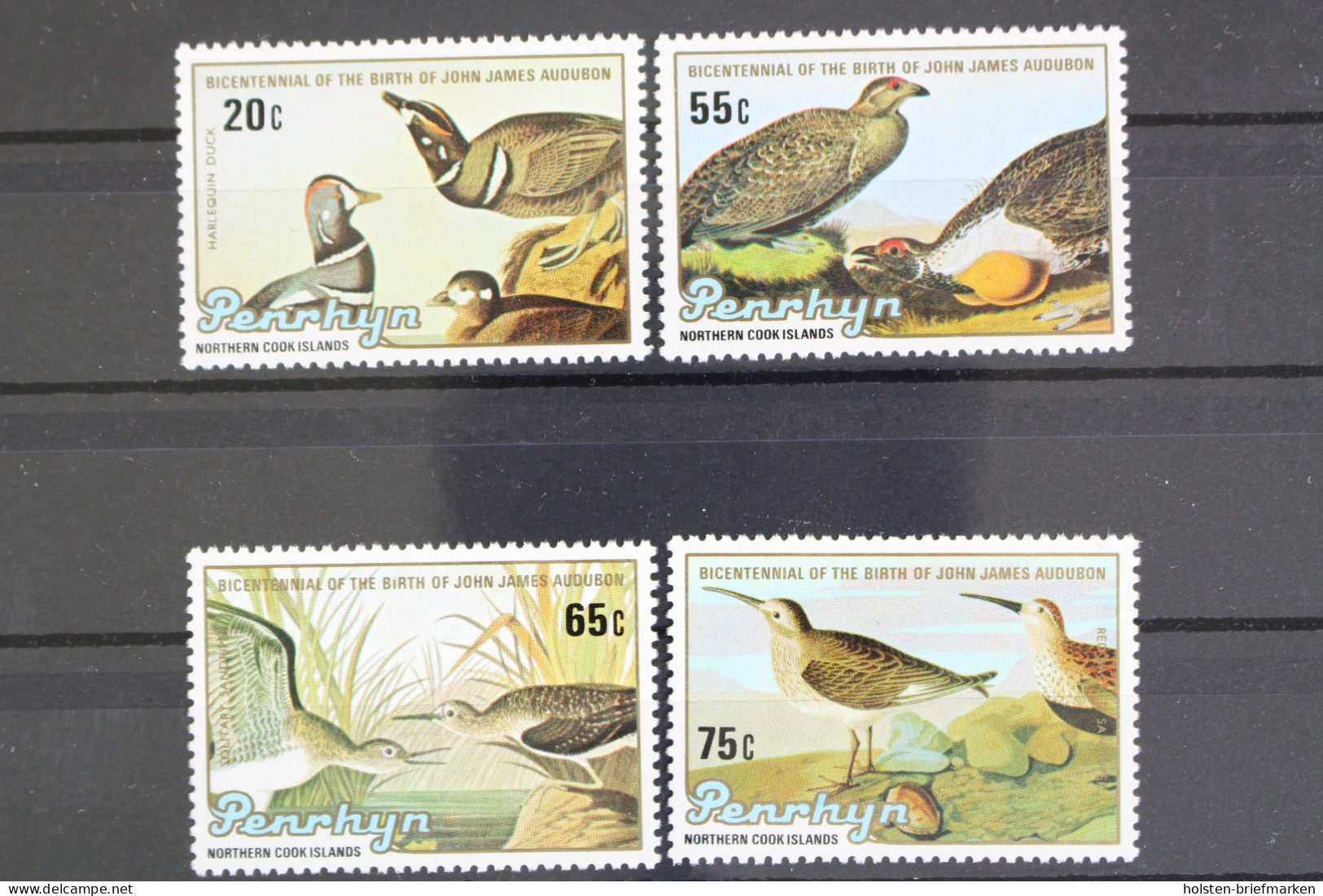 Penrhyn, Vögel, MiNr. 414-417, Postfrisch - Penrhyn