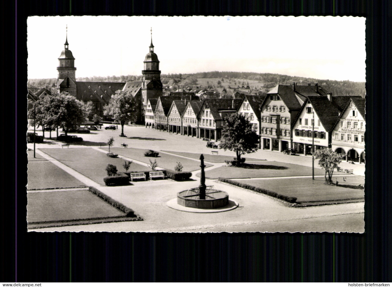 Freudenstadt, Schwarzwald, Marktplatz Mit Ev. Kirche V. D. Zerstörung - Altri & Non Classificati