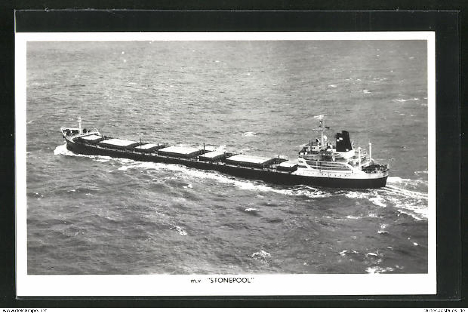 AK Handelsschiff M. V. Stonepool Auf Hoher See  - Cargos