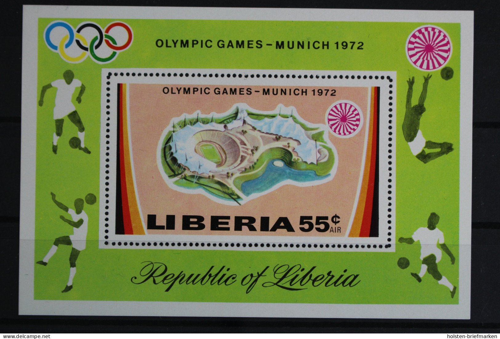 Liberia, Olympiade, MiNr. Block 60, Postfrisch - Liberia