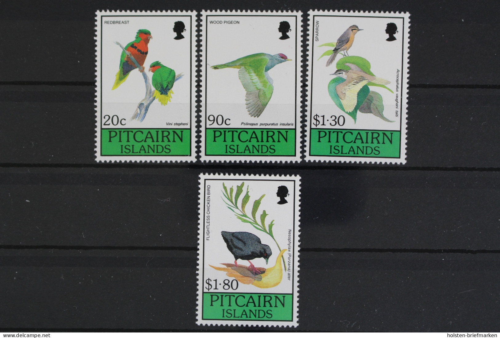 Pitcairn, Vögel, MiNr. 367-370, Postfrisch - Pitcairn