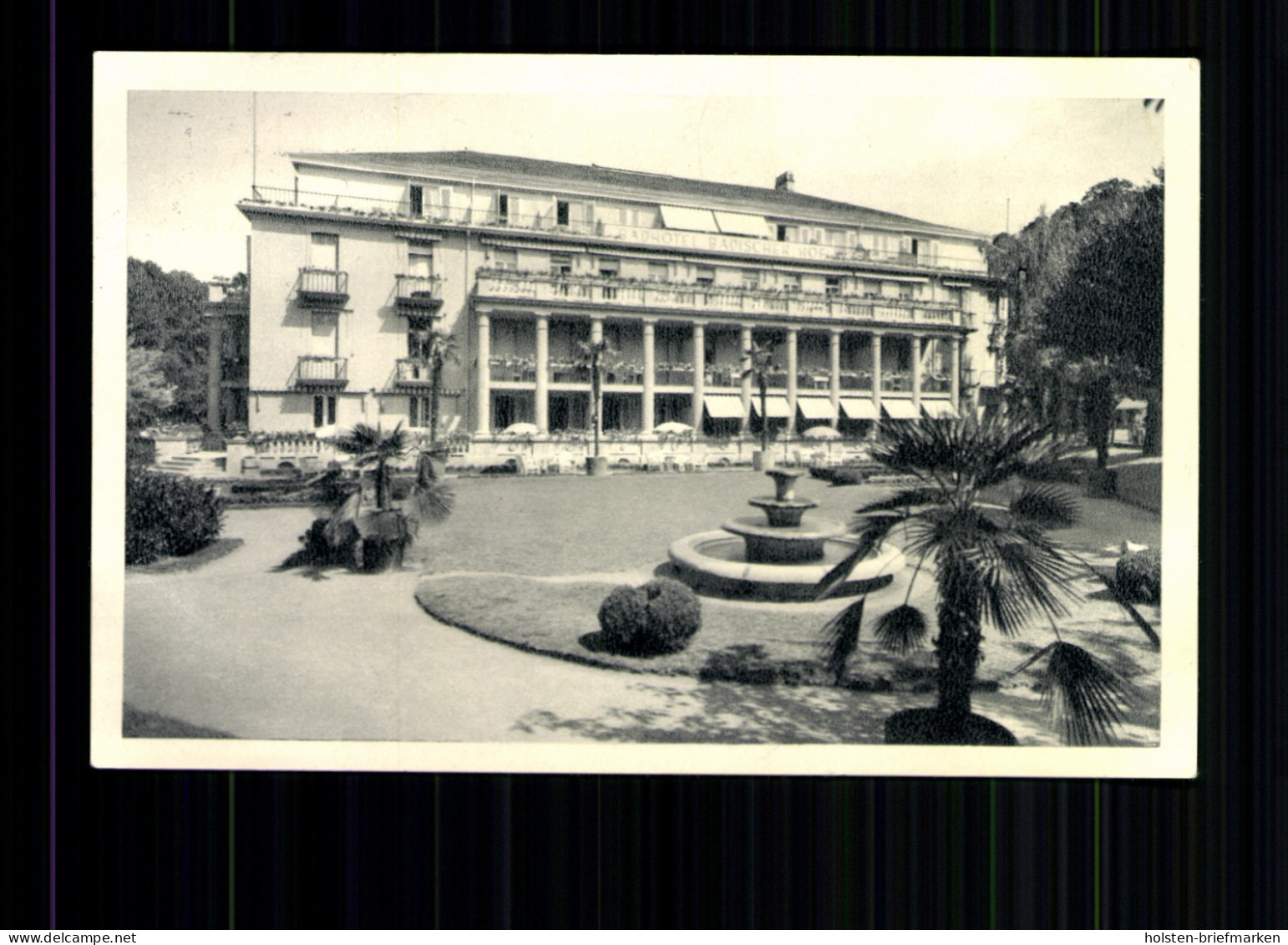 Baden-Baden, Hotel Badischer Hof Mit Thermalquelle - Autres & Non Classés