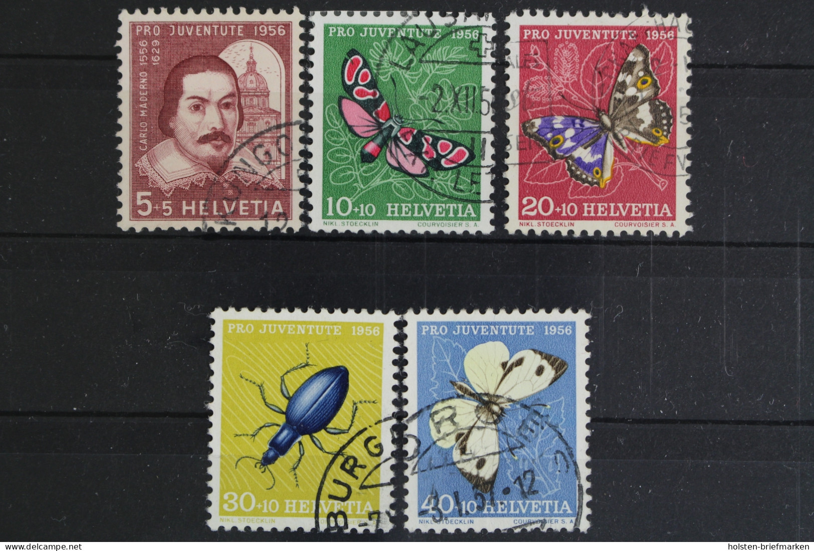 Schweiz, MiNr. 632-636, Gestempelt - Unused Stamps