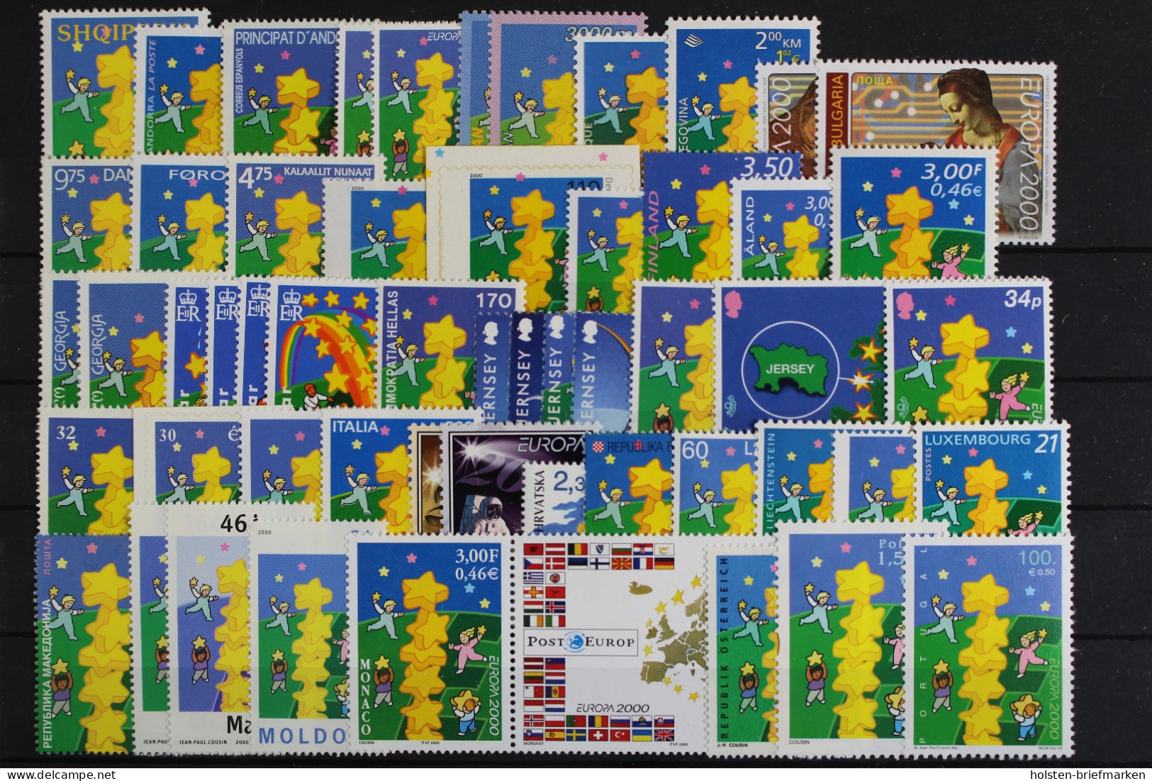 Europa Union (CEPT) Jahrgang 2000, 56 Länder, Postfrisch/MNH - 2000