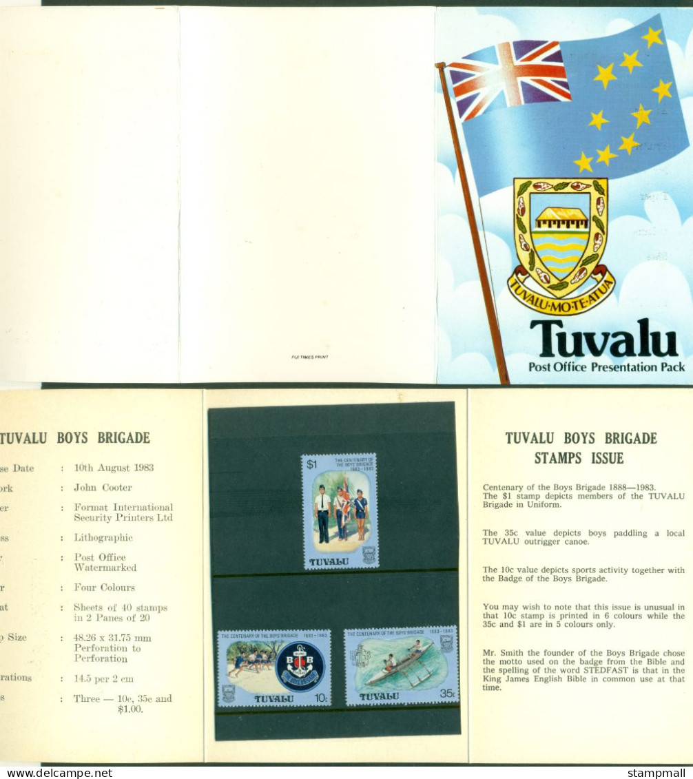 Tuvalu 1983 Tuvalu Boys Brigade Presentation Pack POP - Tuvalu