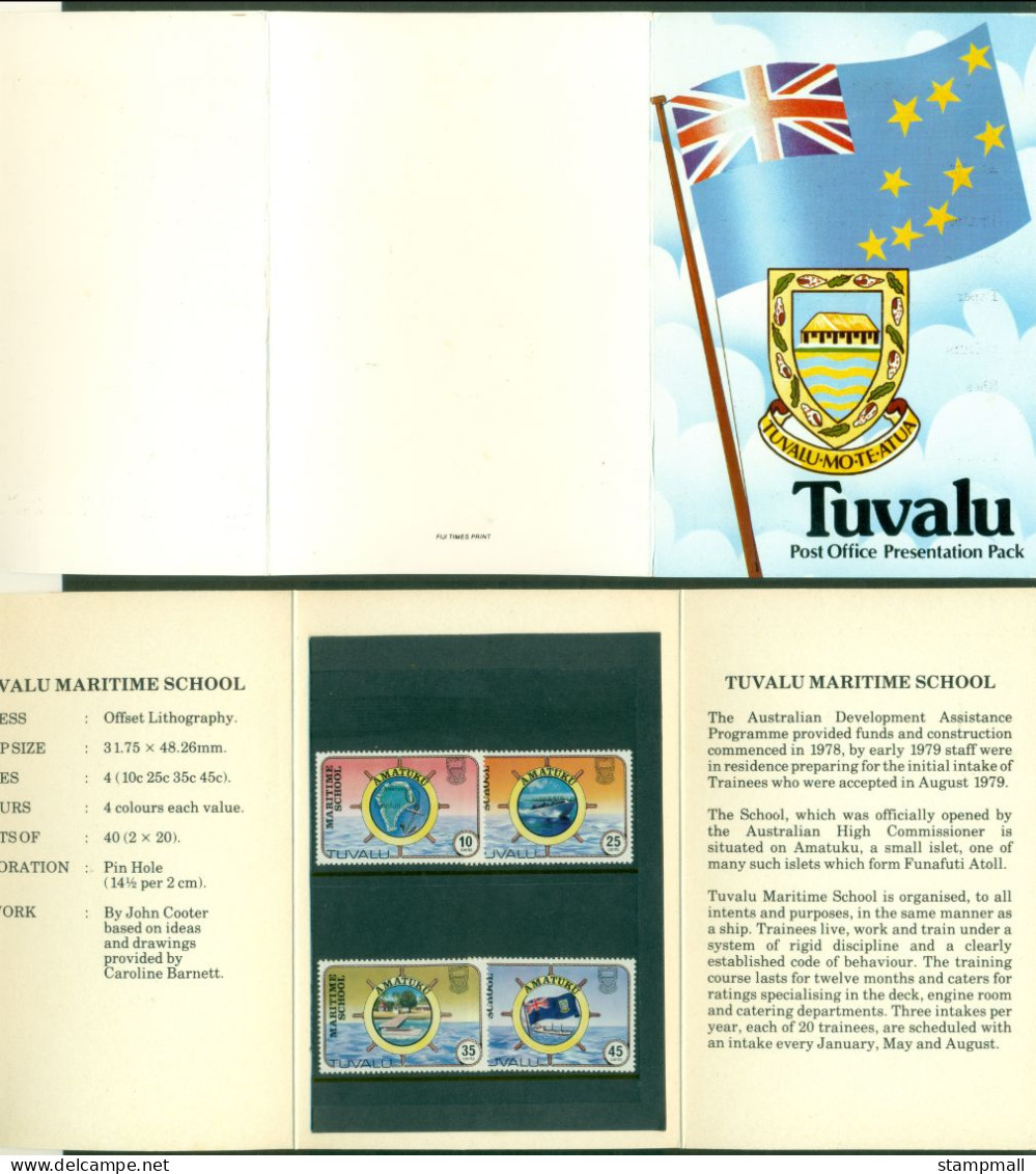 Tuvalu 1982 Maritime School Presentation Pack POP - Tuvalu