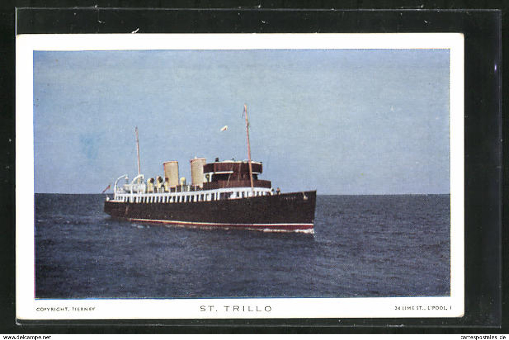 AK Passagierschiff St. Trillo Auf Hoher See  - Steamers