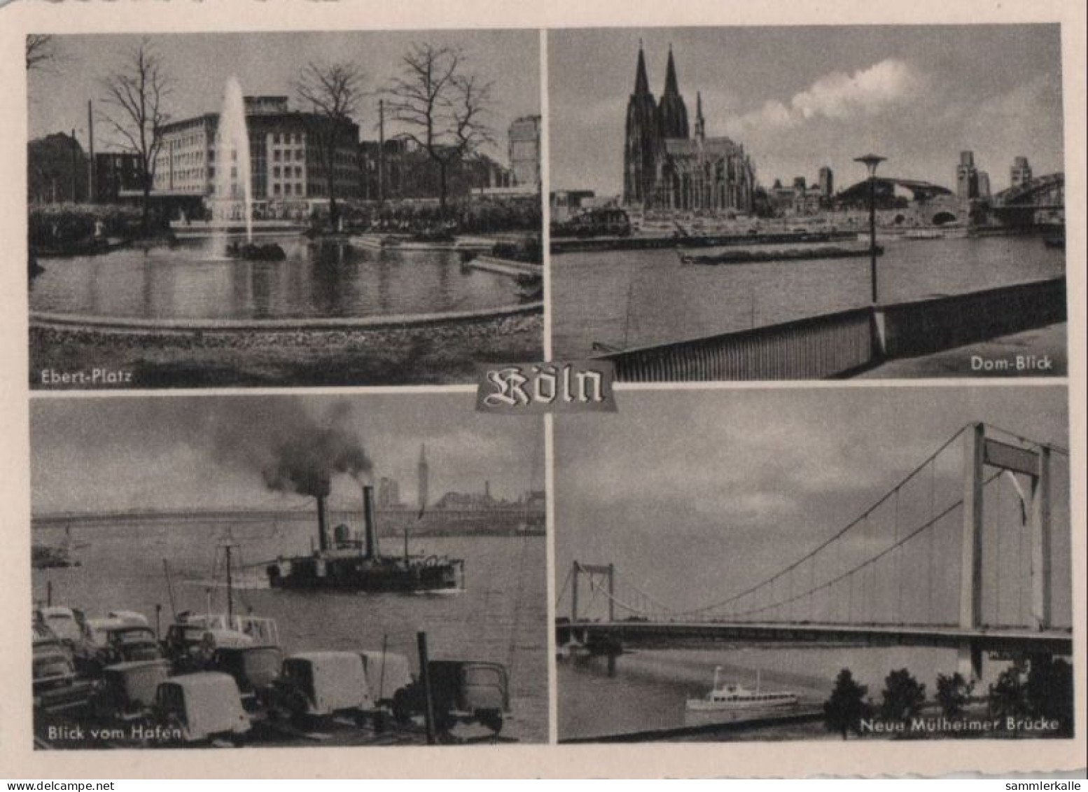 56779 - Köln - U.a. Dom-Blick - 1959 - Koeln