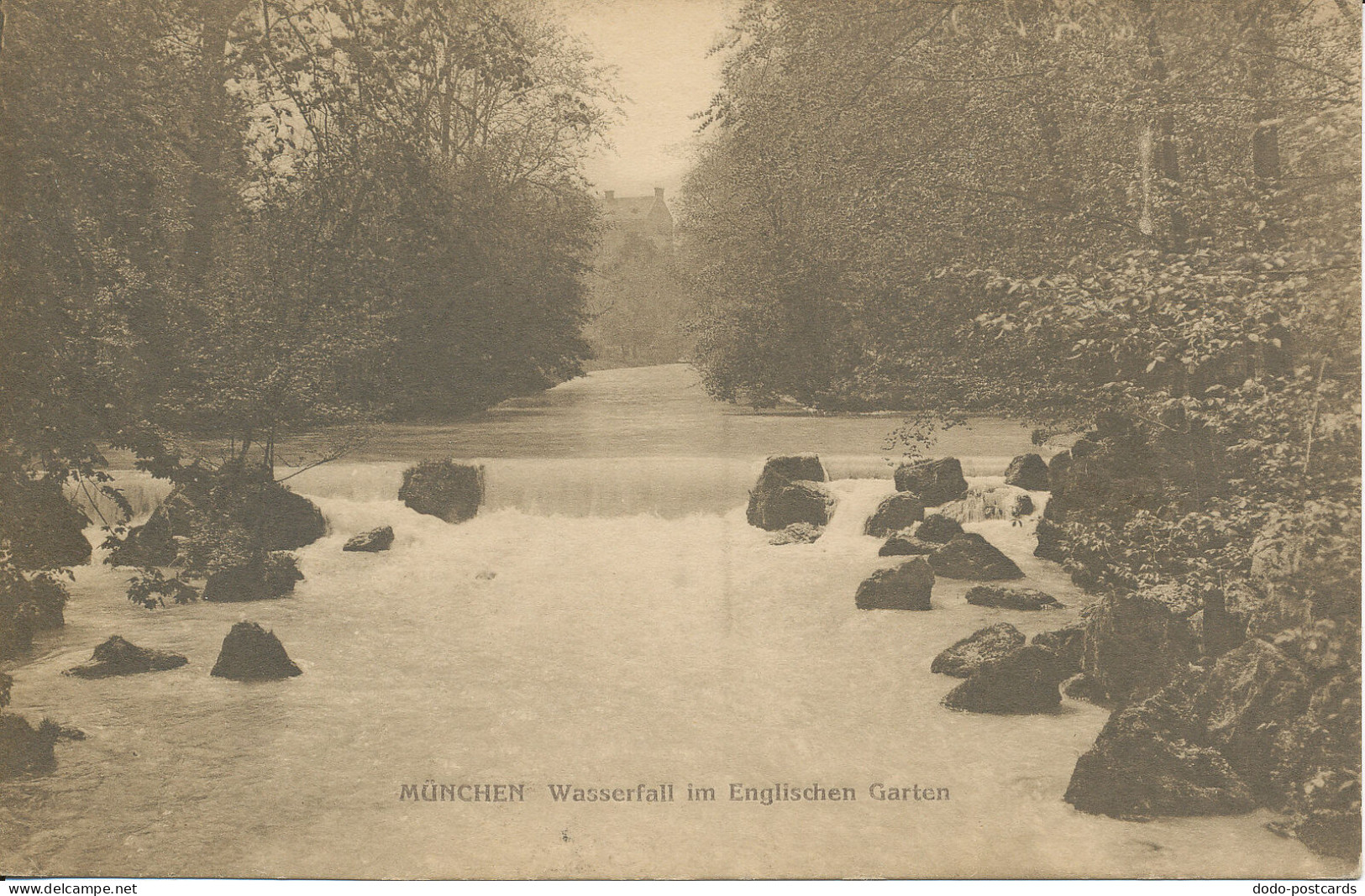 PC40954 Munchen. Wasserfall Im Englischen Garten. B. Hopkins - Monde