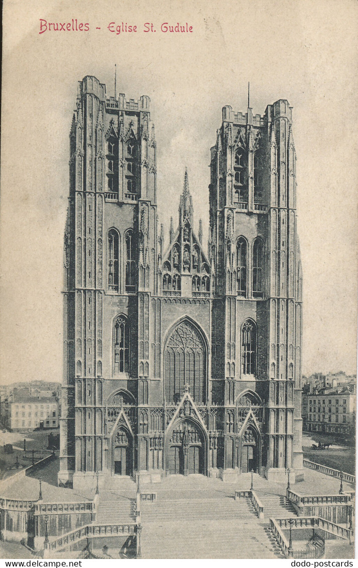 PC43199 Bruxelles. Eglise St. Gudule. V. G. B. Hopkins - Monde