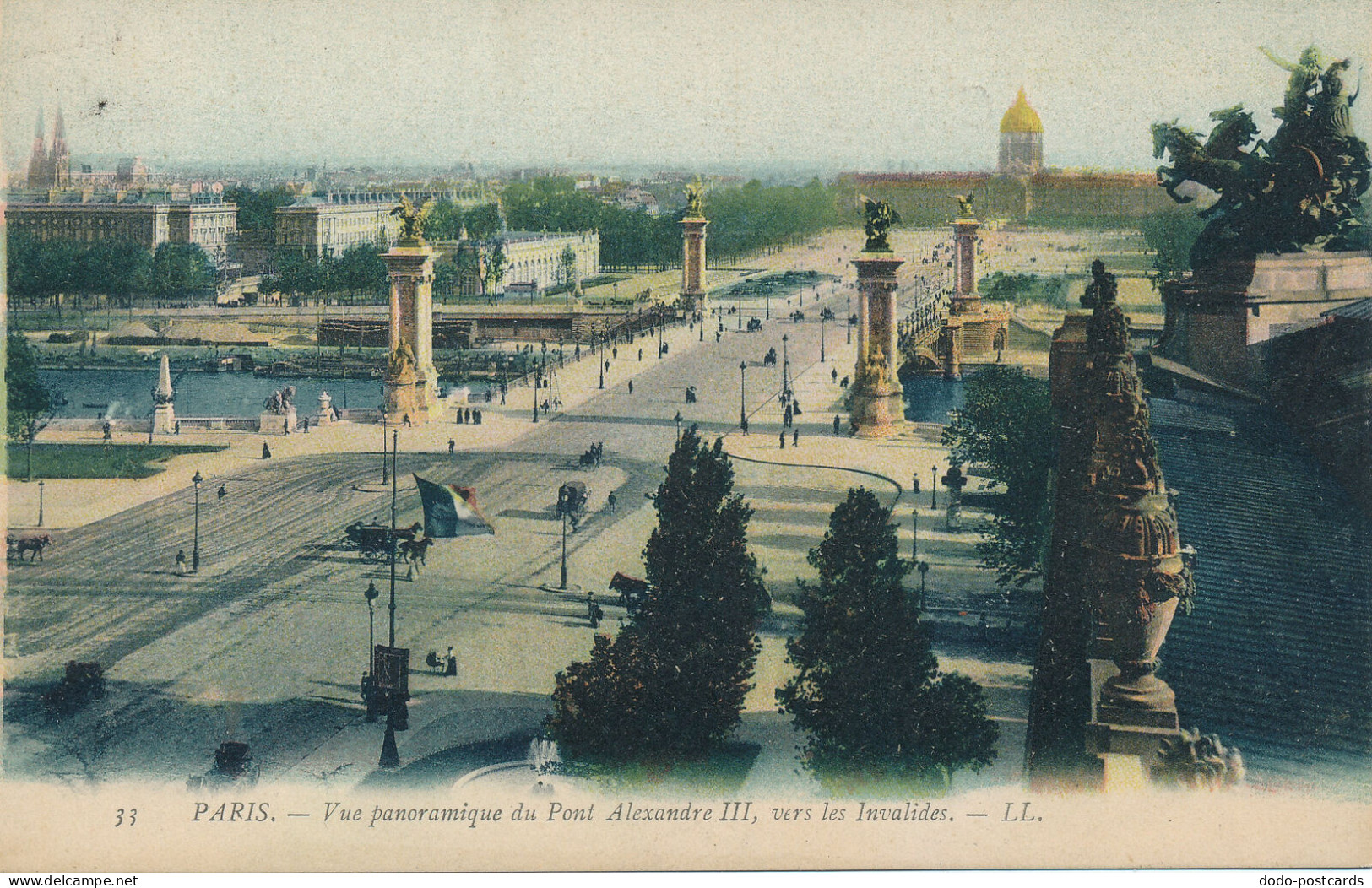 PC43237 Paris. Vue Panoramique Du Pont Alexandre III Vers Les Invalides. LL. No - Monde